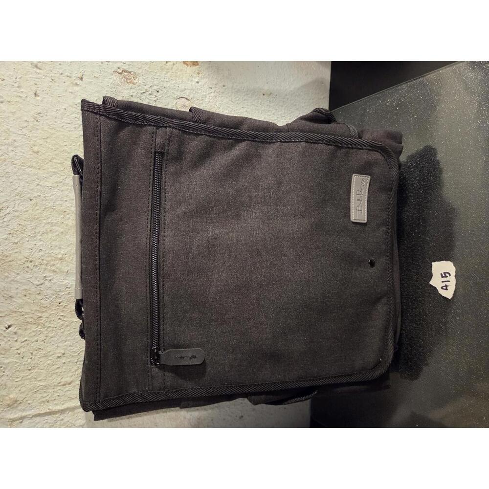 Bella Russo Canvas Shoulder Bag | Messenger - Laptop - Organizer - 14 x 12